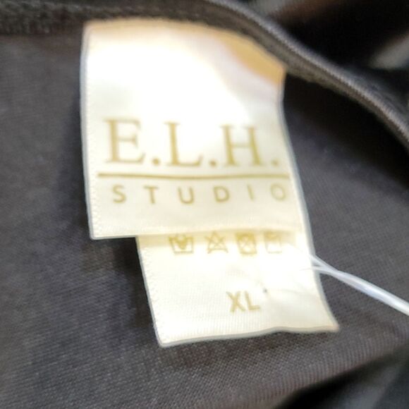 BRAND NEW E.L.H STUDIO HIGH LOW RUFFLE HEM SATIN DRESS - Picture 14 of 15